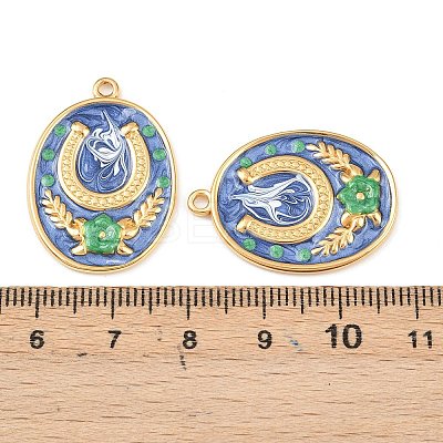 304 Stainless Steel Enamel Pendants STAS-C158-04G-02-1