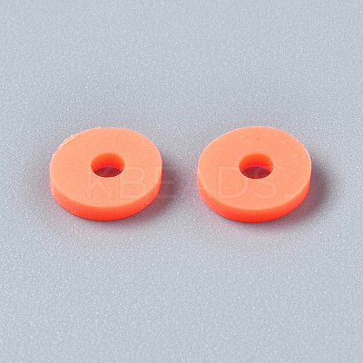 Handmade Polymer Clay Beads CLAY-R067-6.0mm-B12-1
