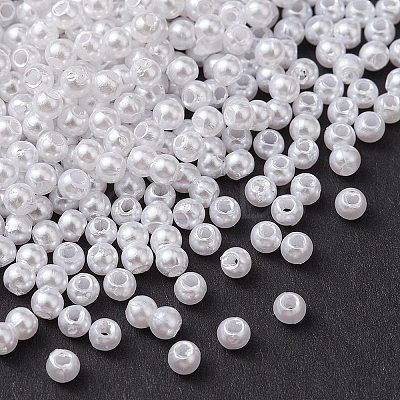 ABS Plastic Imitation Pearl Beads KY-KY0001-51-1