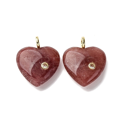 Natural Mixed Gemstone Pendants G-P588-01G-1