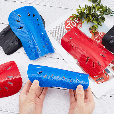 3Sets 3 Colors Plastic Shin Guard AJEW-AR0001-48-1