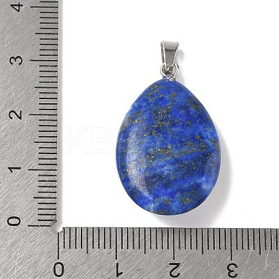 Natural Lapis Lazuli Pendants G-P599-02P-10-1