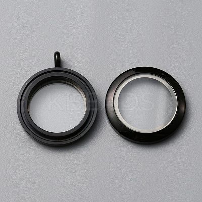 304 Stainless Steel Locket Pendants FIND-WH0032-58B-EB-1