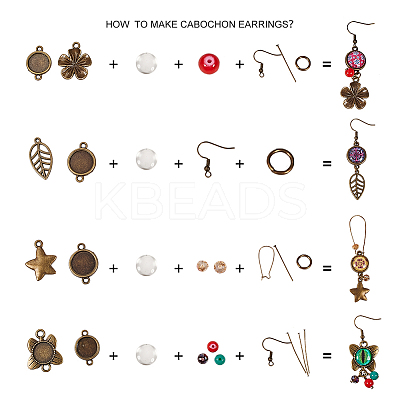 DIY Earring Making DIY-SC0004-56AB-1