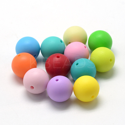 Food Grade Eco-Friendly Silicone Beads SIL-R008C-15mm-1