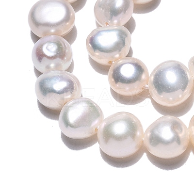 Natural Cultured Freshwater Pearl Beads Strands PEAR-N014-06F-1