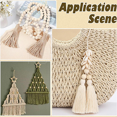 1700Pcs 3 Styles Natural Unfinished Wood Beads WOOD-PA0001-56-1