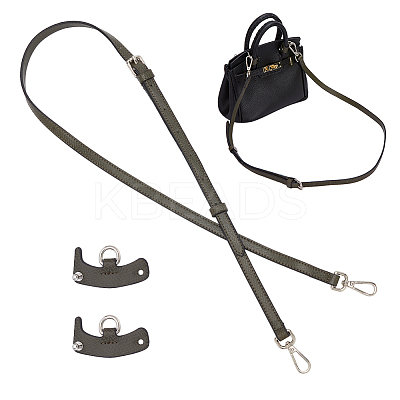 Leather Bag Handles & Undamaged Bag Triangle Buckle Connector FIND-WH0191-13B-1