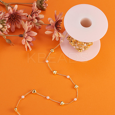Brass Handmade Beaded Chain CHC-CJ0001-45-1