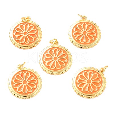 Real 18K Gold Plated Brass Pendants KK-L206-013G-1
