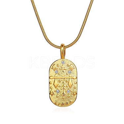 Constellations Cubic Zirconia Pendant Necklace PW-WG56929-01-1