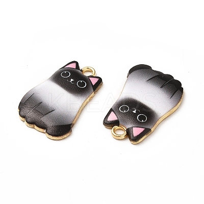 Alloy Enamel Pendants X-ENAM-M046-12G-B-1