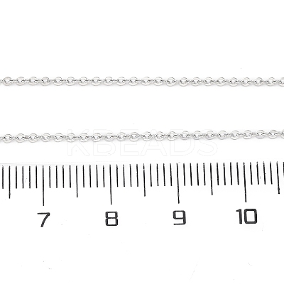 1.5MM Brass Cable Chain Necklace Making NJEW-D302-75P-1