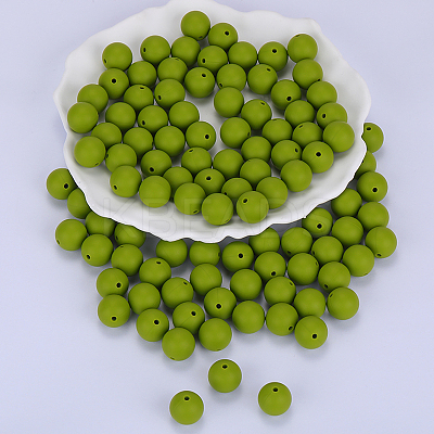 Round Silicone Focal Beads LS-SI-JX0046A-23-1