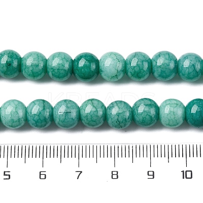 Ombre Effect Dyed Glass Beads Strands GLAA-T031-01O-09-1