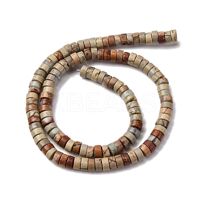 Natural Shoushan Stone Beads Strands G-L624-I10-3x6mm-1