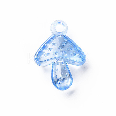 Autumn Theme Transparent Acrylic Pendants MACR-N013-027-1