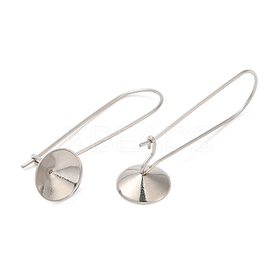 Tarnish Resistant 304 Stainless Steel Hoop Earring Findings STAS-R123-12P-1