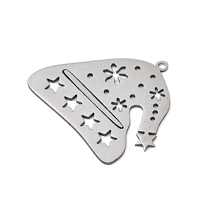 Christmas 201 Stainless Steel Pendants LS-STAS-C156-01R-P-1
