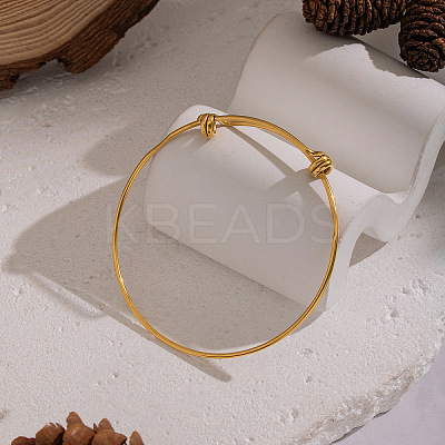 Adjustable 304 Stainless Steel Bangles for Women NI1850-1