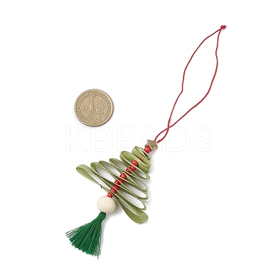 Satin Pendant Decorations HJEW-JM04226-1