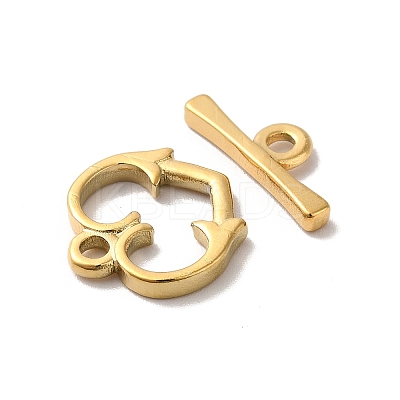 Ion Plating(IP) 304 Stainless Steel Toggle Clasps STAS-H212-26G-1