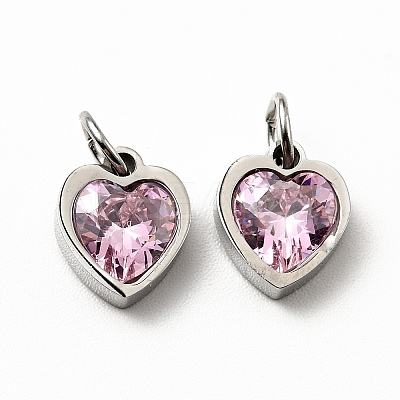 304 Stainless Steel Pendants STAS-D189-06P-02-1