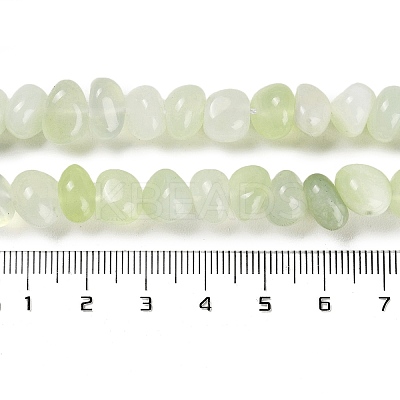 Natural New Jade Beads Strands G-G053-C02-01-1