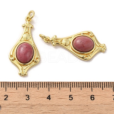 Natural Petrified Wood Pendants G-C096-03G-06-1