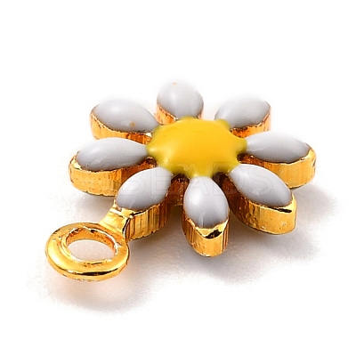 Brass Enamel Charms X-KK-K260-03G-RS-1