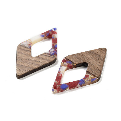 Walnut Wood Pendants FIND-Z050-02C-1