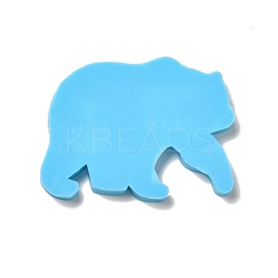 Mother's Day Bear with Flower & Word mama DIY Pendant Silicone Molds SIMO-H004-08-1