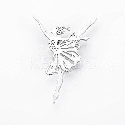 Non-Tarnish Dancer Brooch JEWB-N007-001P-FF-1