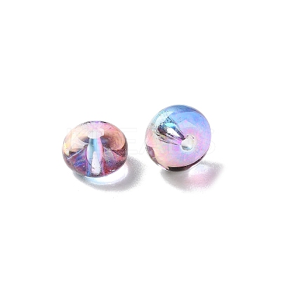 Baking Paint Transparent Glass Beads DGLA-S116-01J-1