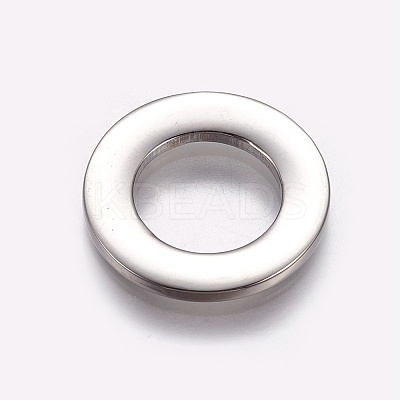 Non-Tarnish 304 Stainless Steel Linking Rings X-STAS-P234-52P-1