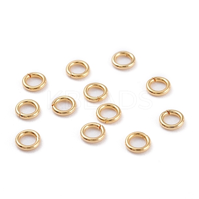 304 Stainless Steel Open Jump Rings STAS-R060-4x0.6-1