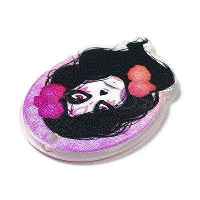 Halloween  Acrylic Pendants SACR-B004-05C-1