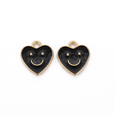 Alloy Enamel Charms ENAM-T016-12B-RS-1