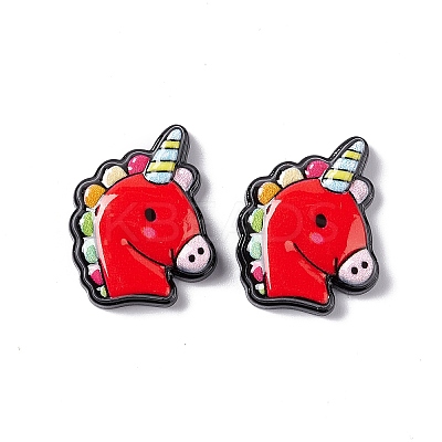 Opaque Resin Cabochons RESI-C027-05B-1