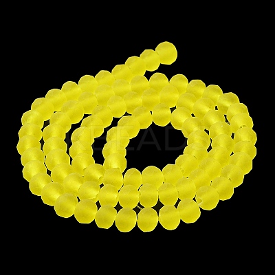 Transparent Glass Beads Strands X1-EGLA-A034-T6mm-MD29-1