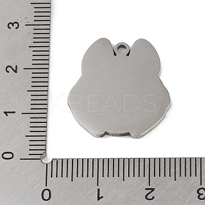 Non-Tarnish 201 Stainless Steel Pendants STAS-C095-41P-1