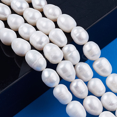 Natural Cultured Freshwater Pearl Beads Strands PEAR-N012-08C-1