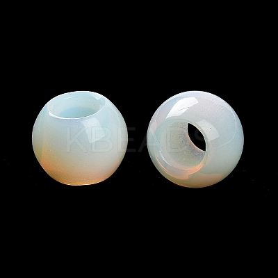 Opalite European Beads G-R488-01B-1