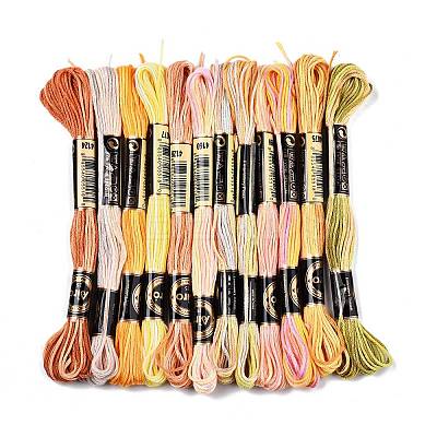 6-Ply Polyester Embroidery Floss OCOR-FZ0001-01O-1