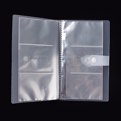 Transparent Jewelry Organizer Storage Books AJEW-K033-01-1