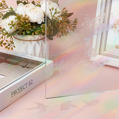 PVC Waterproof Shopwindow Decorative Sticker DIY-WH20007-17N-1