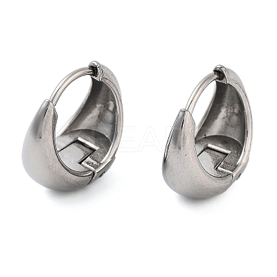 Non-Tarnish 304 Stainless Steel Hoop Earrings EJEW-L291-002P-1
