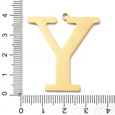 304 Stainless Steel Pendants STAS-C157-01G-Y-1