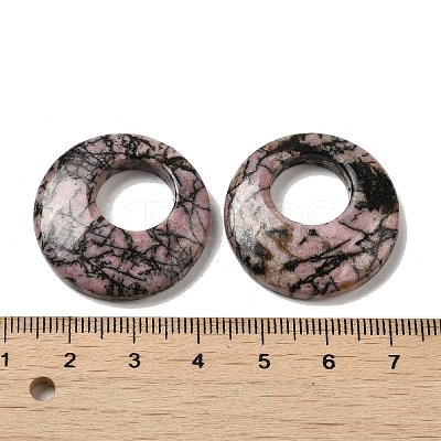 Natural Rhodonite Pendants G-T122-76O-1
