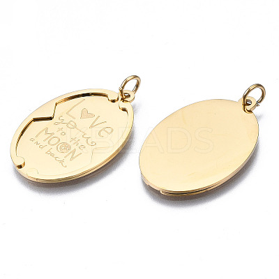316 Surgical Stainless Steel Pendants LS-STAS-N097-013-1